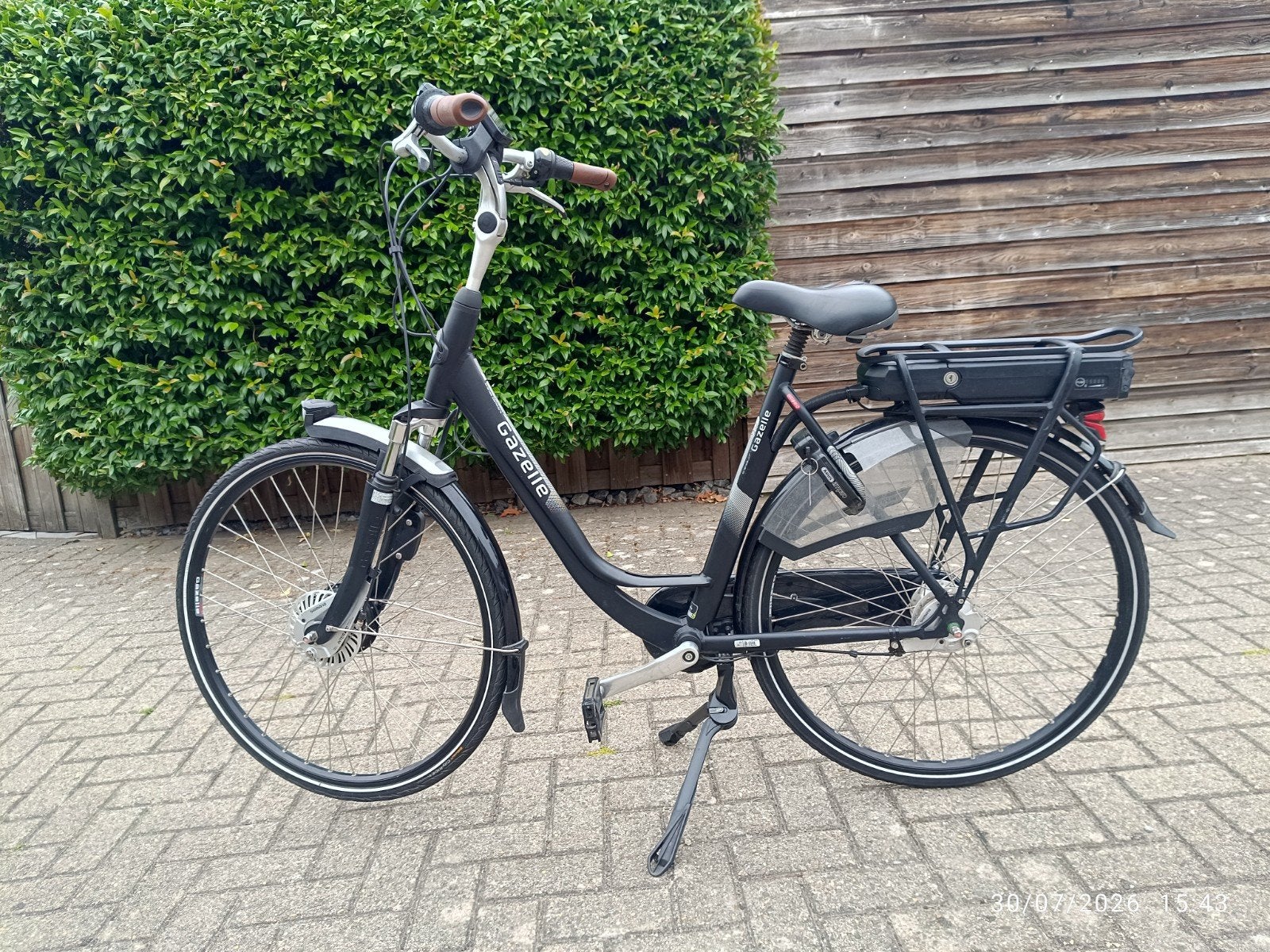 Gazelle elektrische fiets, 7 versnellingen, 4976 km, Ophalen of Verzenden, Zo goed als nieuw, 51 tot 55 cm, 50 km per accu of meer