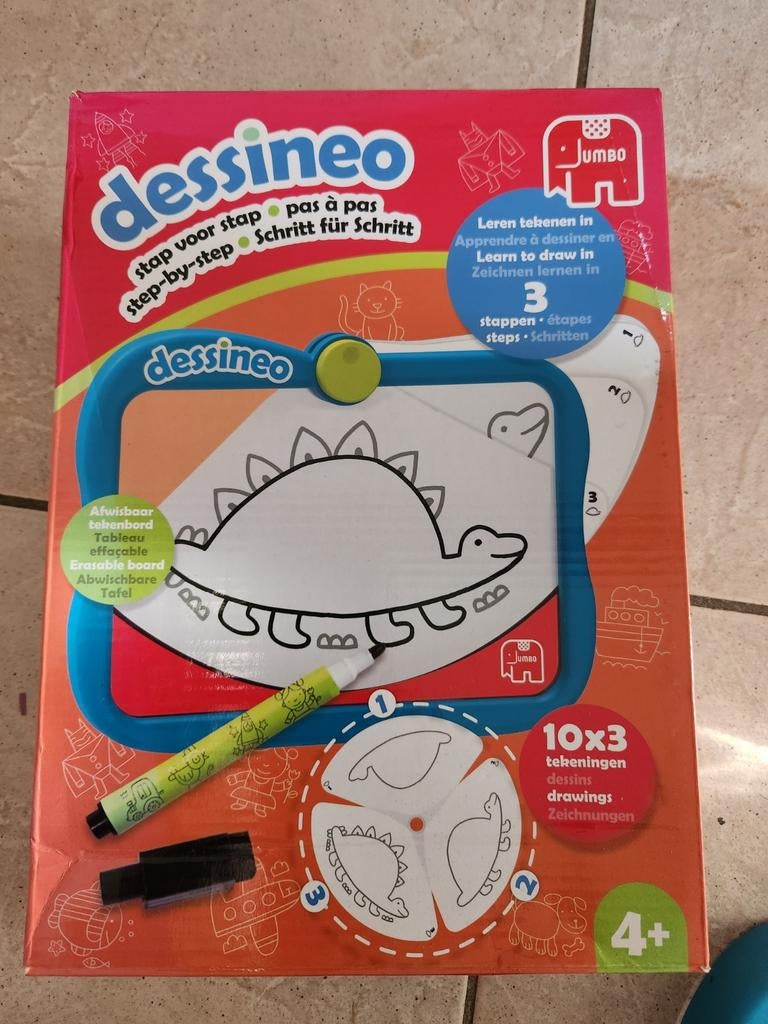 Dessineo Stap voor Stap Tekenbord Jumbo, Ophalen of Verzenden, Gebruikt, Knutselen