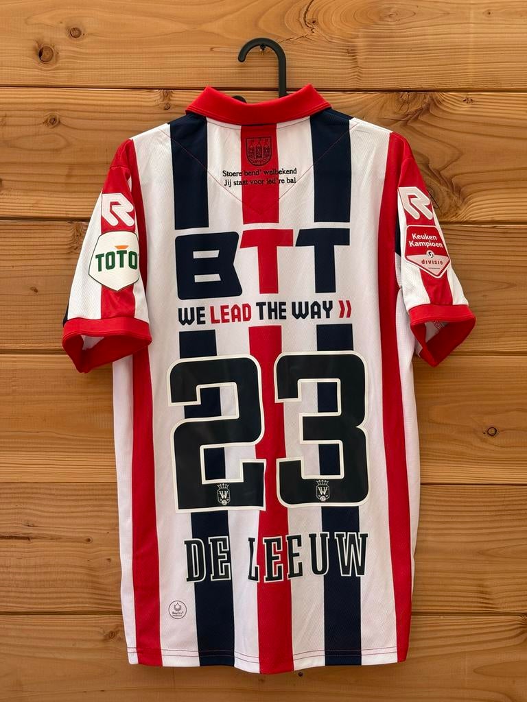 Matchworn Michael de Leeuw Willem II Thuisshirt, Verzamelen, Ophalen of Verzenden, Zo goed als nieuw, Willem II, Shirt
