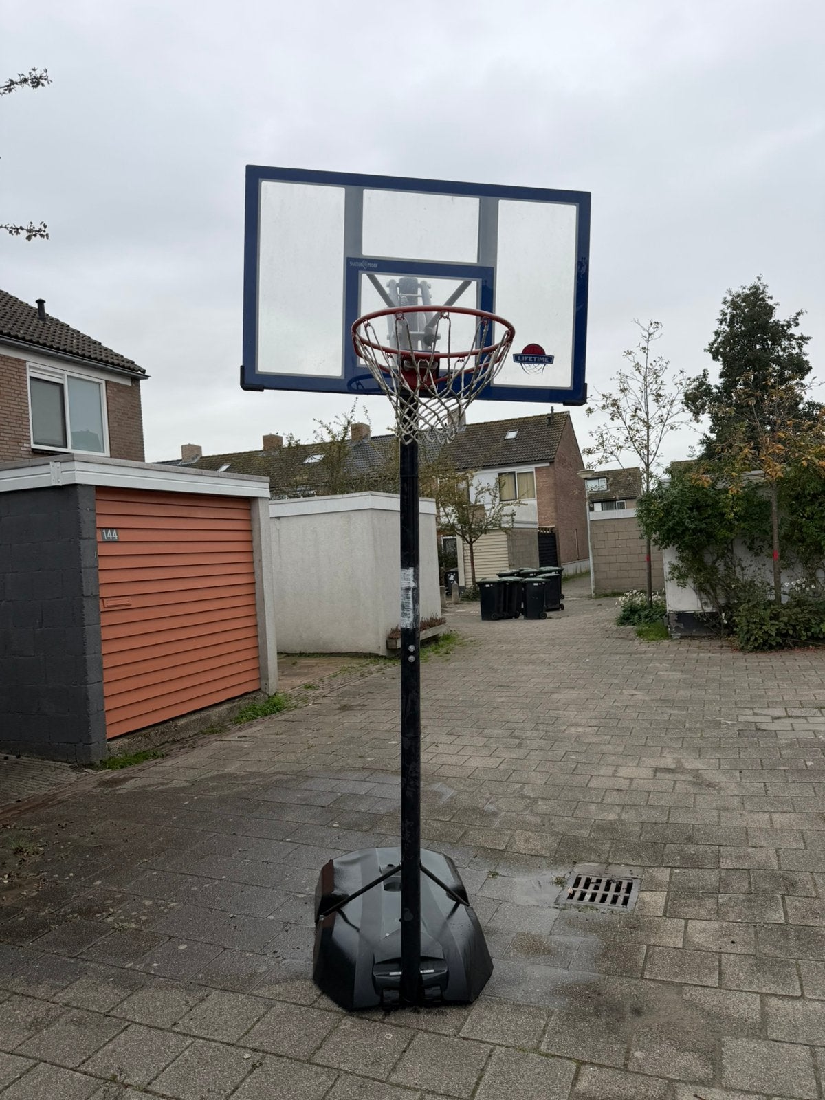 Lifetime basketbal paal (verstelbaar), Sport en Fitness, Ophalen, Gebruikt, Ring, Bord of Paal