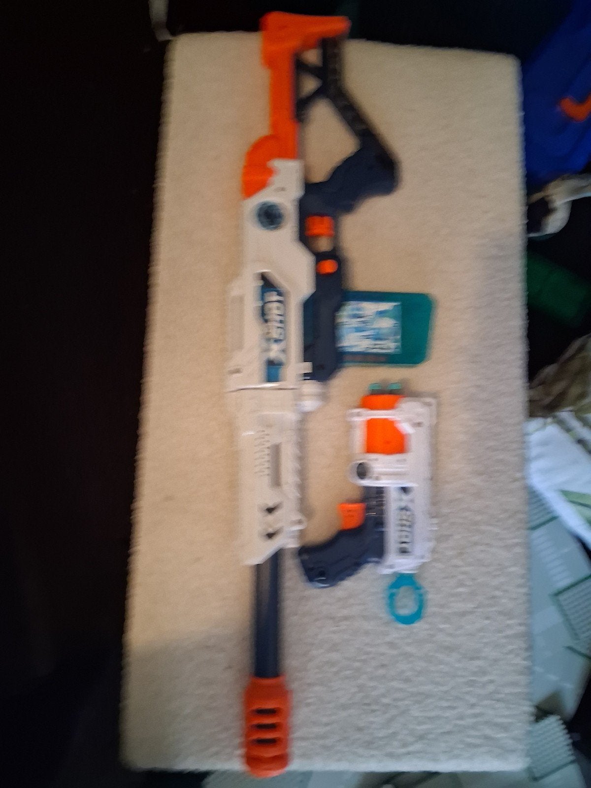 2 Nerf blasters met 15 pijltjes - Werkt uitstekend!, Ophalen, Gebruikt, Jongen of Meisje