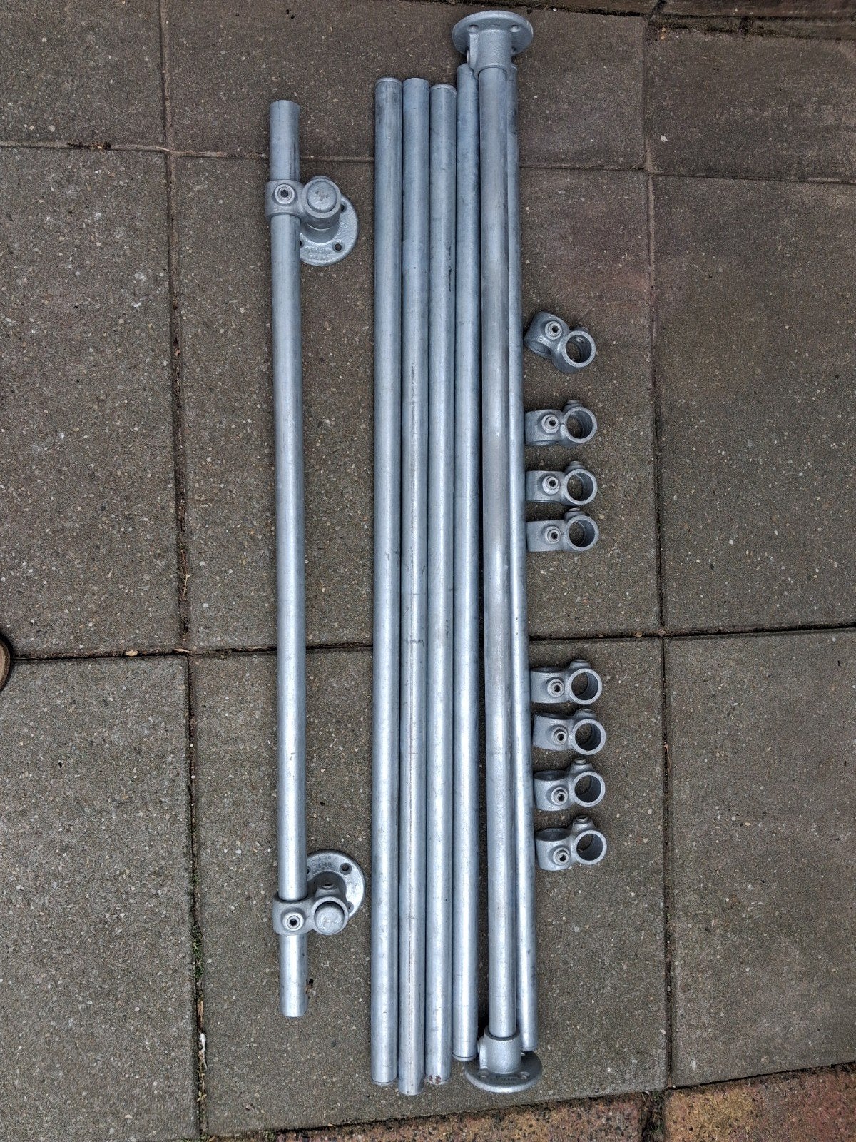 Steigerbuis koppelstukken, voetplaten, Ophalen, Overige typen, Minder dan 2 meter