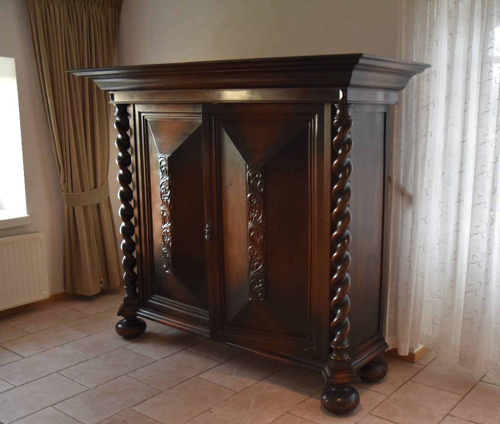 Oude Houten Rankenkast, Antiek en Kunst, Ophalen