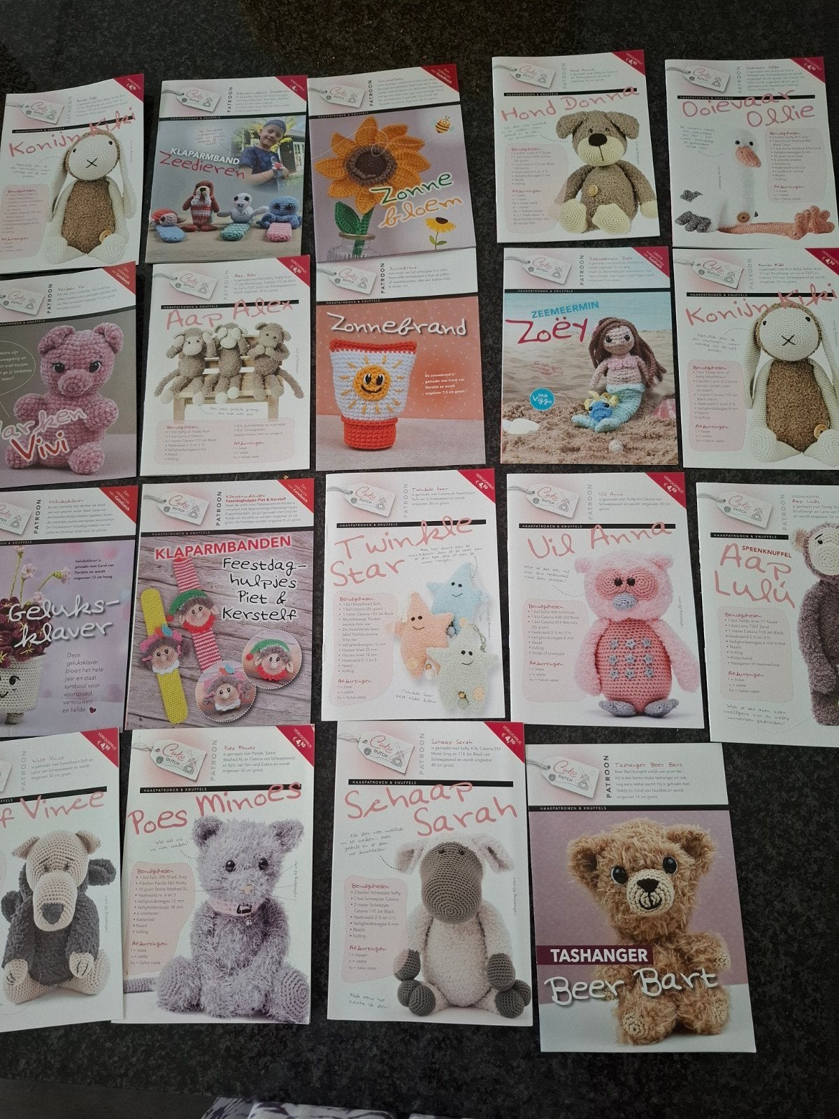 Patroonboekjes Cute Dutch, Ophalen of Verzenden, Nieuw, Haken, Patroon of Boek