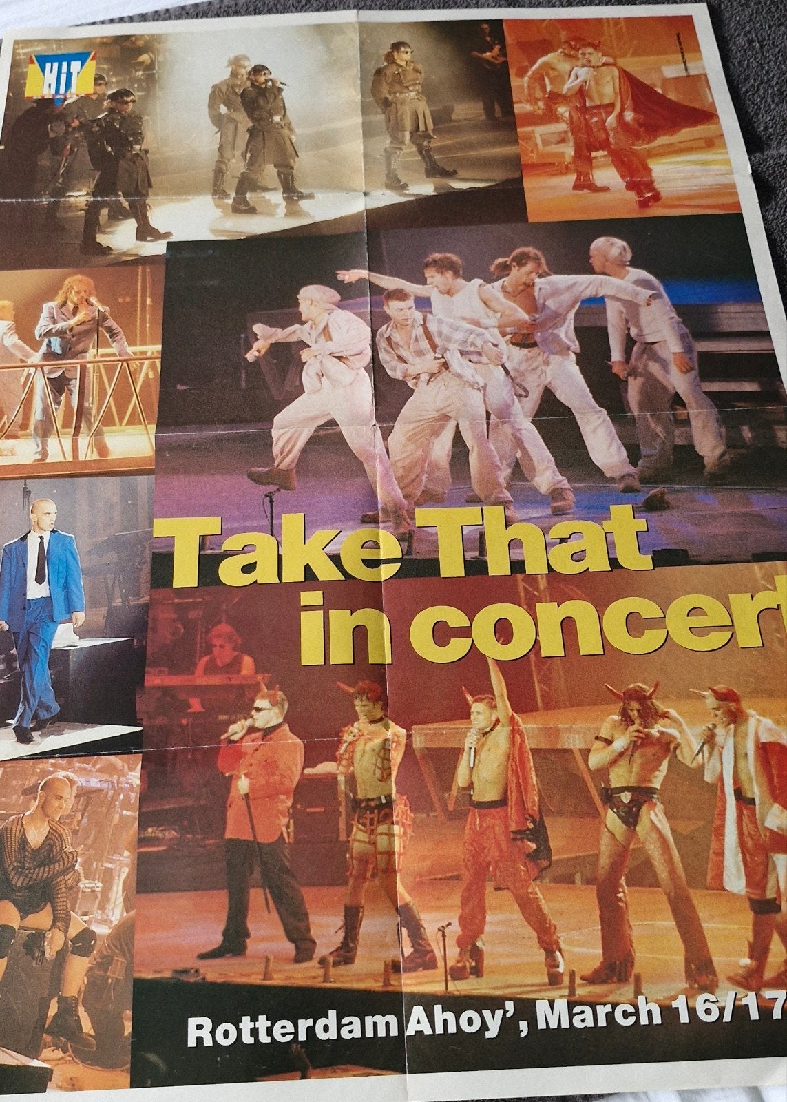 Dubbelzijdige Poster: Take That Concert & Star Trek, Verzamelen, Ophalen of Verzenden, A1 t/m A3, Film en Tv, Rechthoekig Staand
