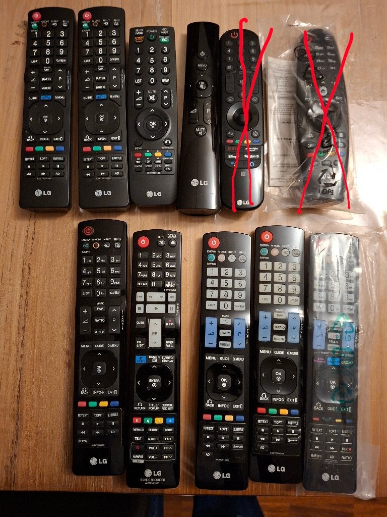LG Afstandsbedieningen - Diverse Modellen, Gebruikt, Ophalen of Verzenden, Origineel, Game console