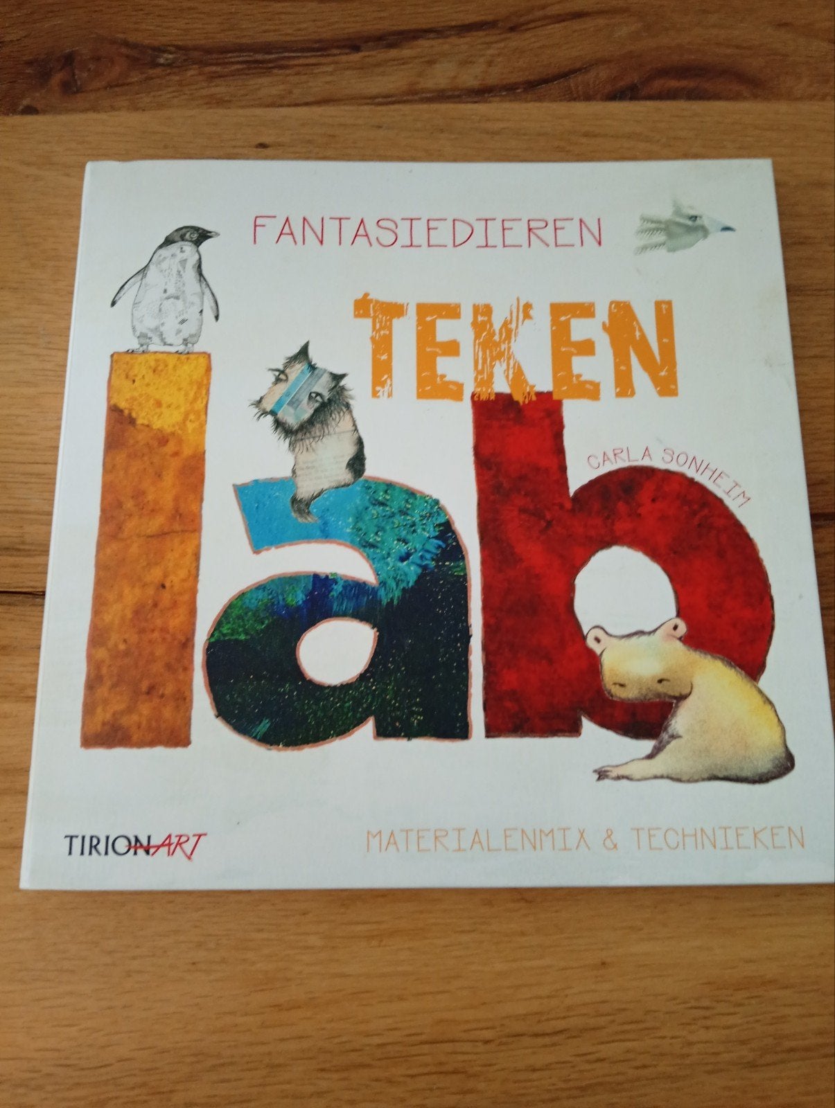 Fantasiedieren Tekenlab - Carla Sonheim - Tirion Art, Ophalen of Verzenden, Zo goed als nieuw, Postbus 230, 3740 AE Baarn, Boek of Gids
