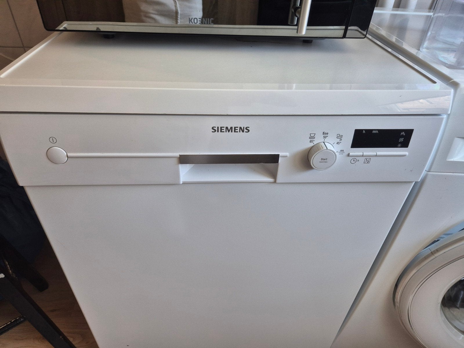 Siemens Vrijstaande Vaatwasser - Wit, Witgoed en Apparatuur, Ophalen, Gebruikt, 60 cm of meer, 85 tot 90 cm