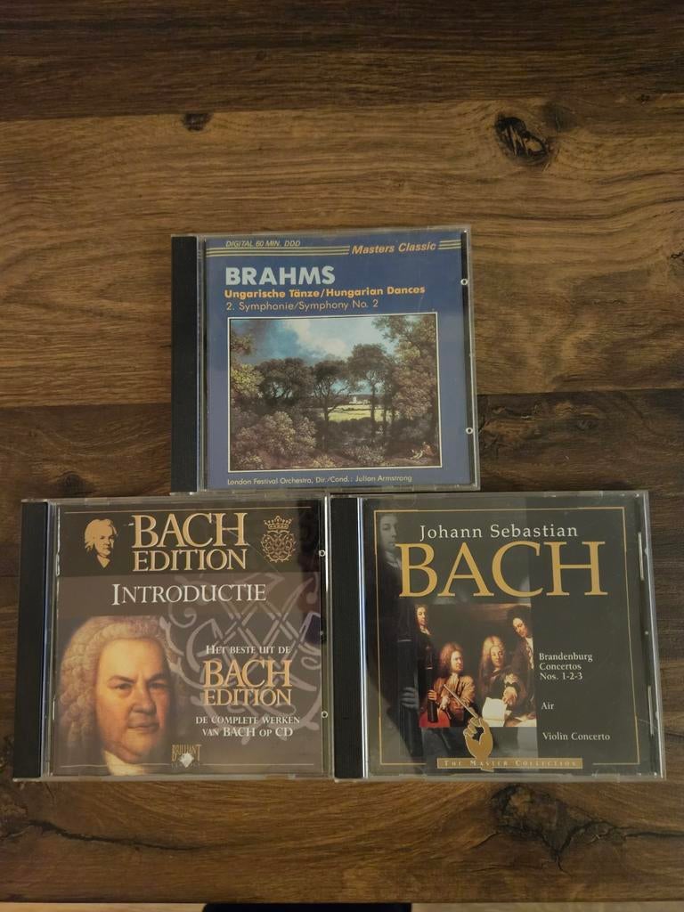 Klassieke CD's: Bach & Brahms Collectie (3 stuks), Cd's en Dvd's, Cd's | Klassiek, Ophalen of Verzenden