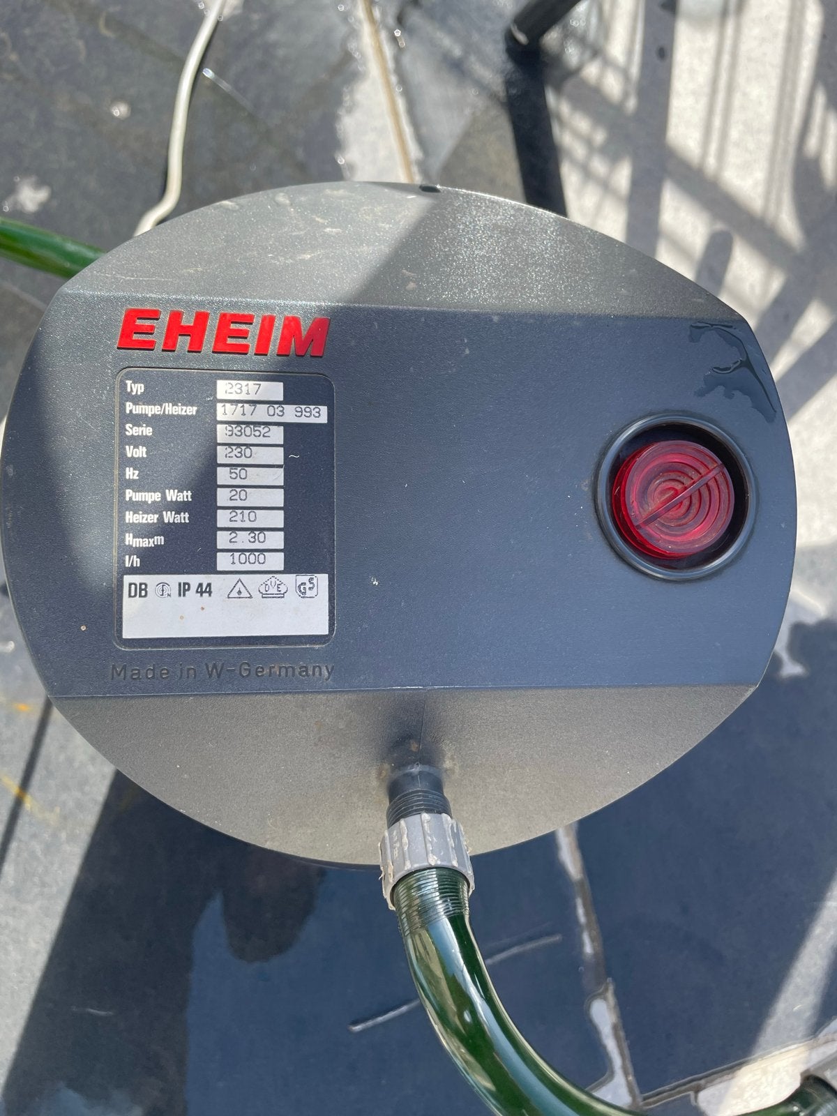 Pomp filter en verwarming EHEIM 2317, Ophalen of Verzenden, Inclusief slangen, Gebruikt, Eheim