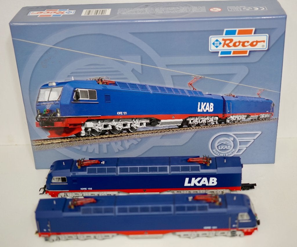 Roco  Ho  63750 Zweedse spoorwegmaatschappij MTAB / LKAB , Treinset, Gelijkstroom, Ophalen of Verzenden, Zo goed als nieuw