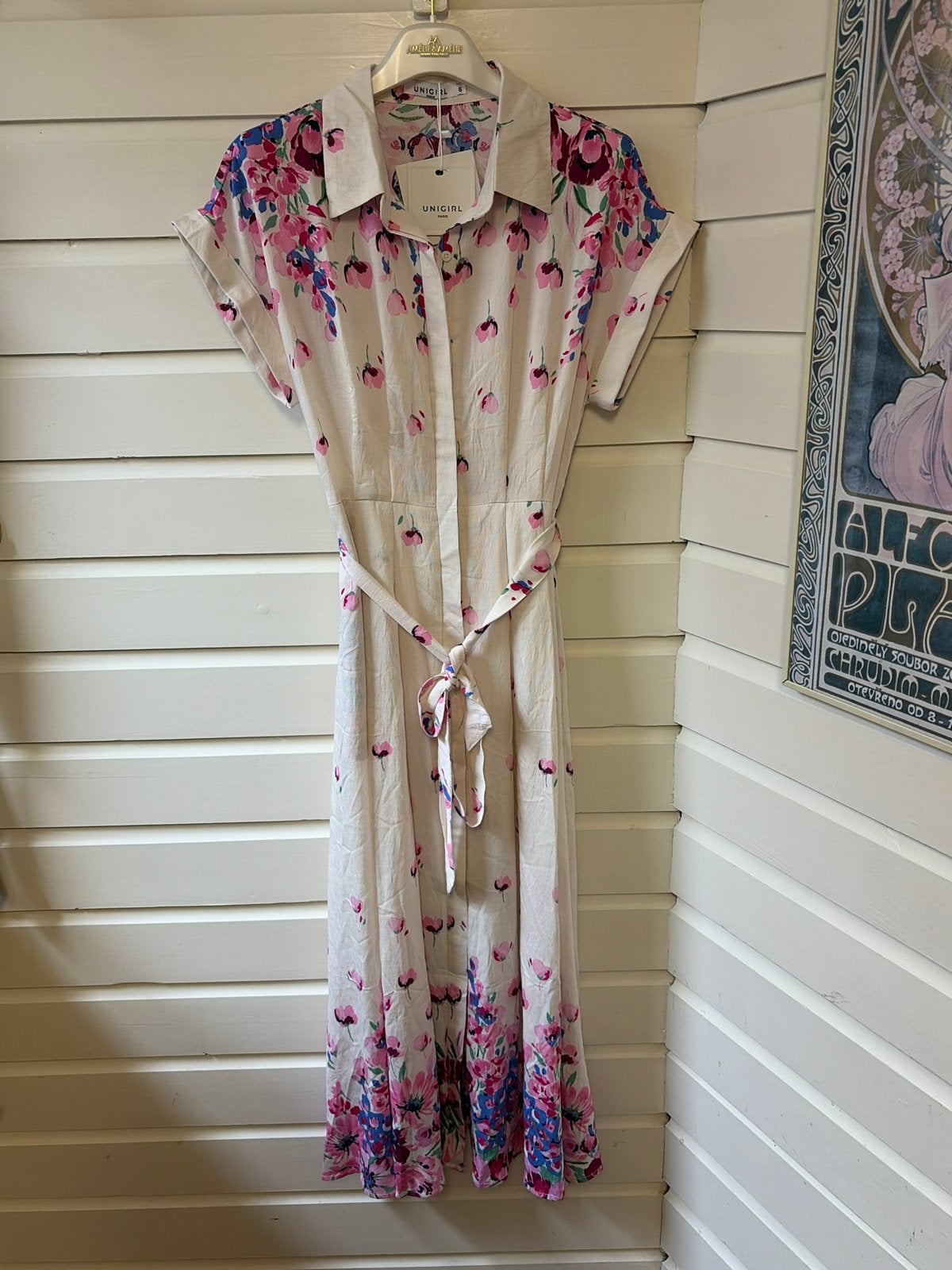 Nieuwe Unigirl Paris Bloemenjurk Maat S, Kleding | Dames, Jurken, Overige kleuren, Nieuw, Ophalen of Verzenden, Maat 36 (S)