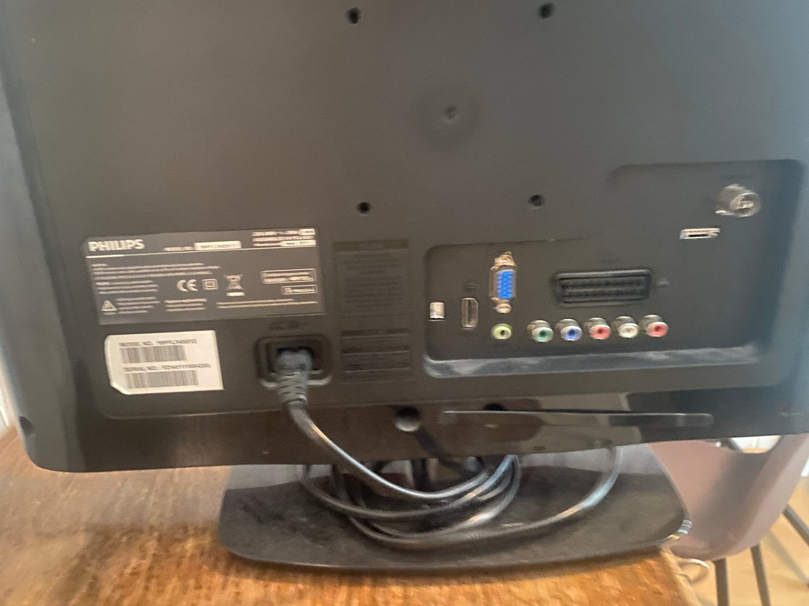 Philips Computerscherm 19PFL3405/12 - 46x28 cm, Ophalen, Gebruikt, Full HD, VGA