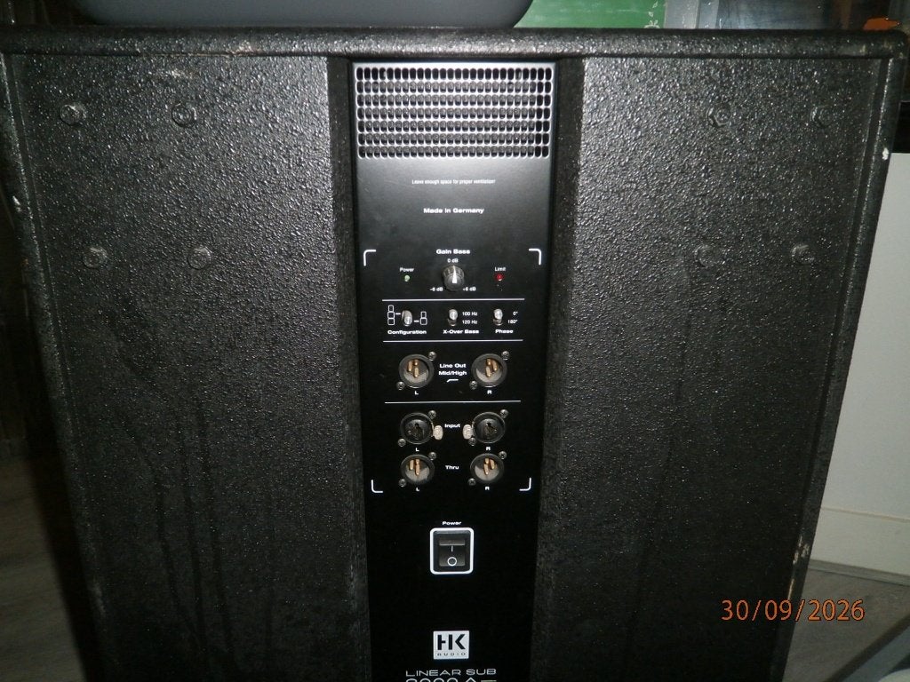 HK Audio L Sub 2000A Linear 5 ( NIEUW , Lees beschrijving ), Ophalen of Verzenden, Refurbished, Subwoofer, Overige merken