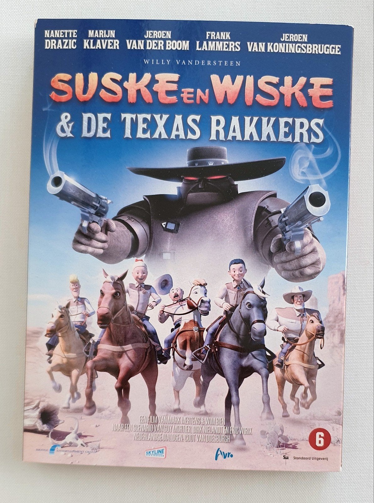 Suske en Wiske & De Texas Rakkers DVD, Avontuur, Ophalen of Verzenden, Zo goed als nieuw, Vanaf 6 jaar