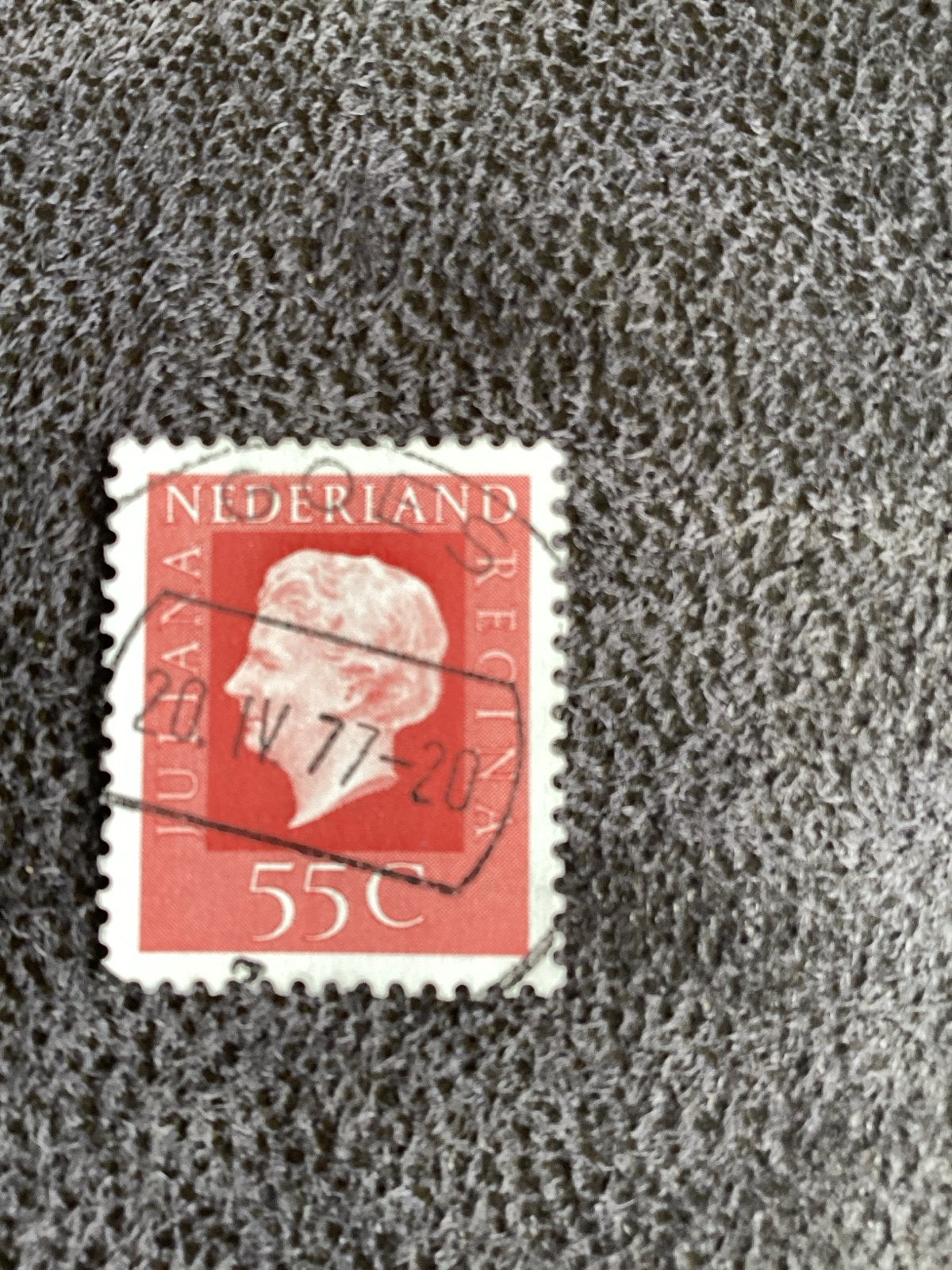 Nederlandse postzegel Koningin Juliana 55c Goes, Postzegels en Munten, Ophalen of Verzenden, Na 1940, Gestempeld