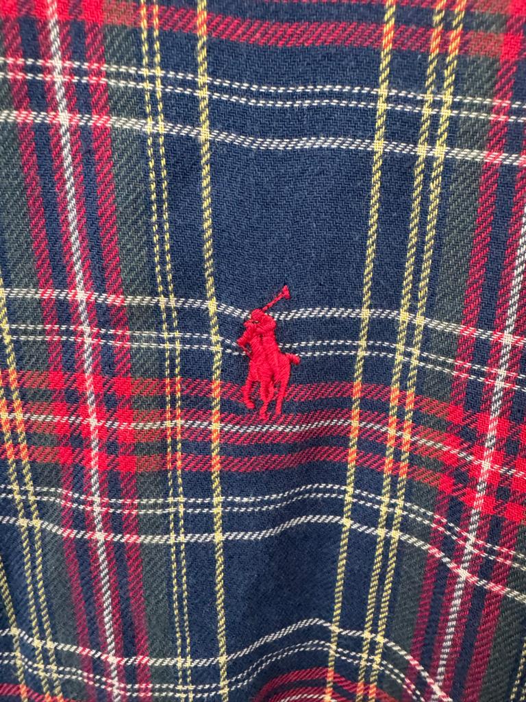 Ralph Lauren Geruit Overhemd - Nieuw met labels - XL, Hobby en Vrije tijd, Stoffen en Lappen, Ophalen of Verzenden, Zo goed als nieuw