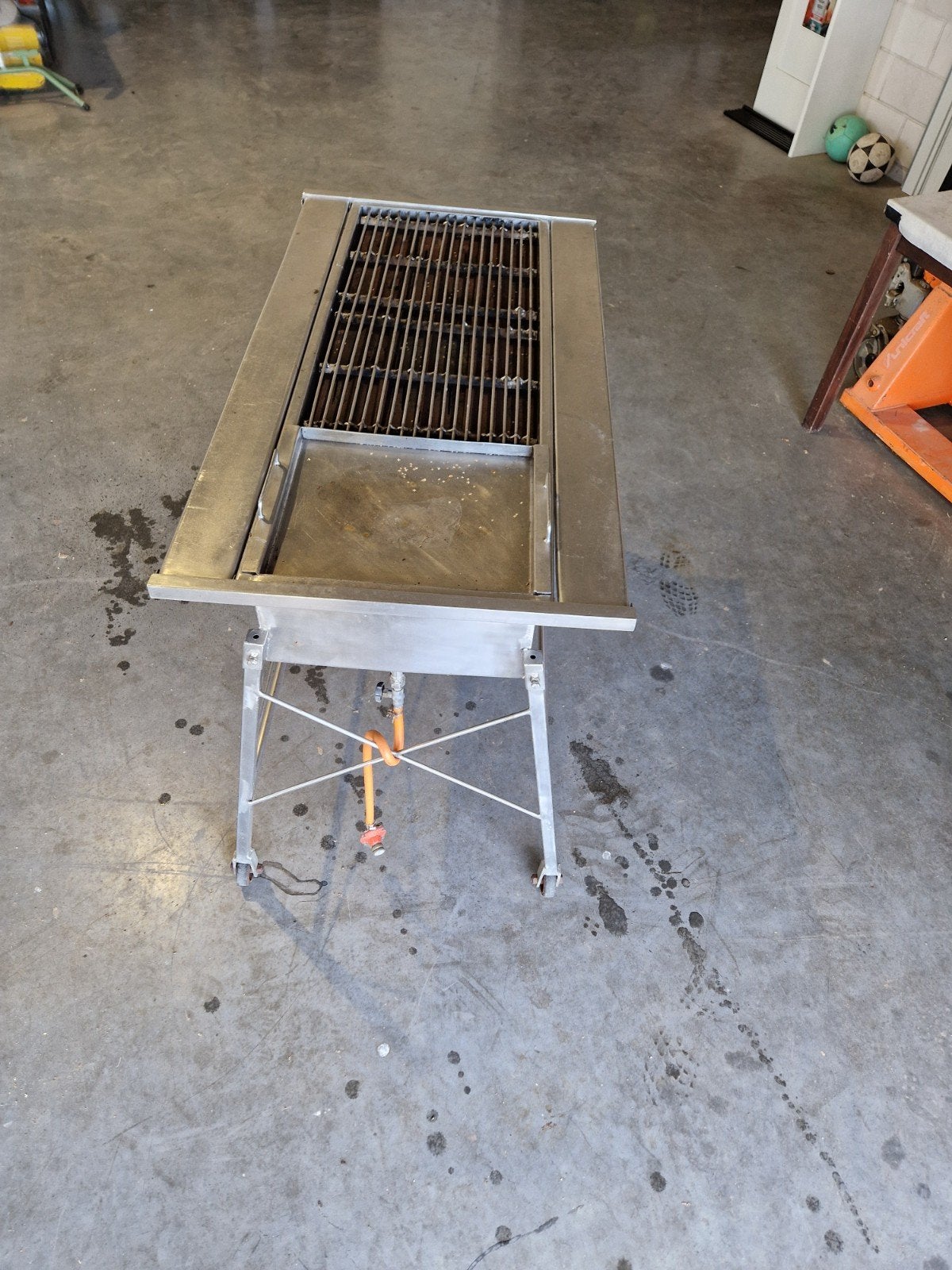 Professionele Horeca Barbecue op gas, Ophalen of Verzenden, Gebruikt