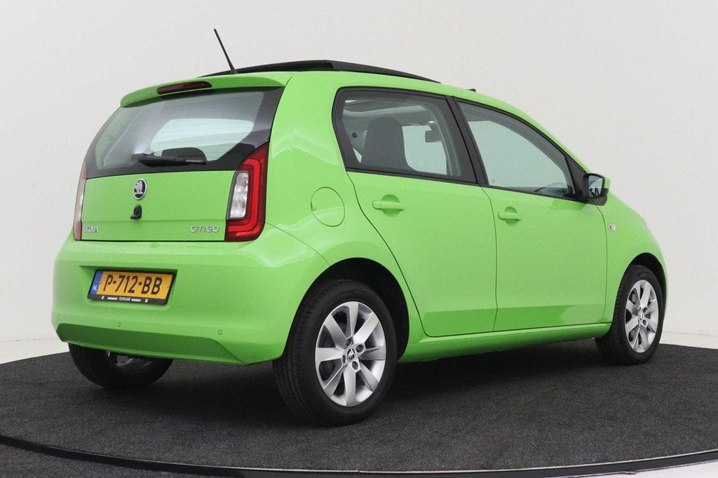 Skoda Citigo 1.0 Gr tech Style | Panoramadak | Airco | Autom, Stof, Gebruikt, Euro 6, 840 kg