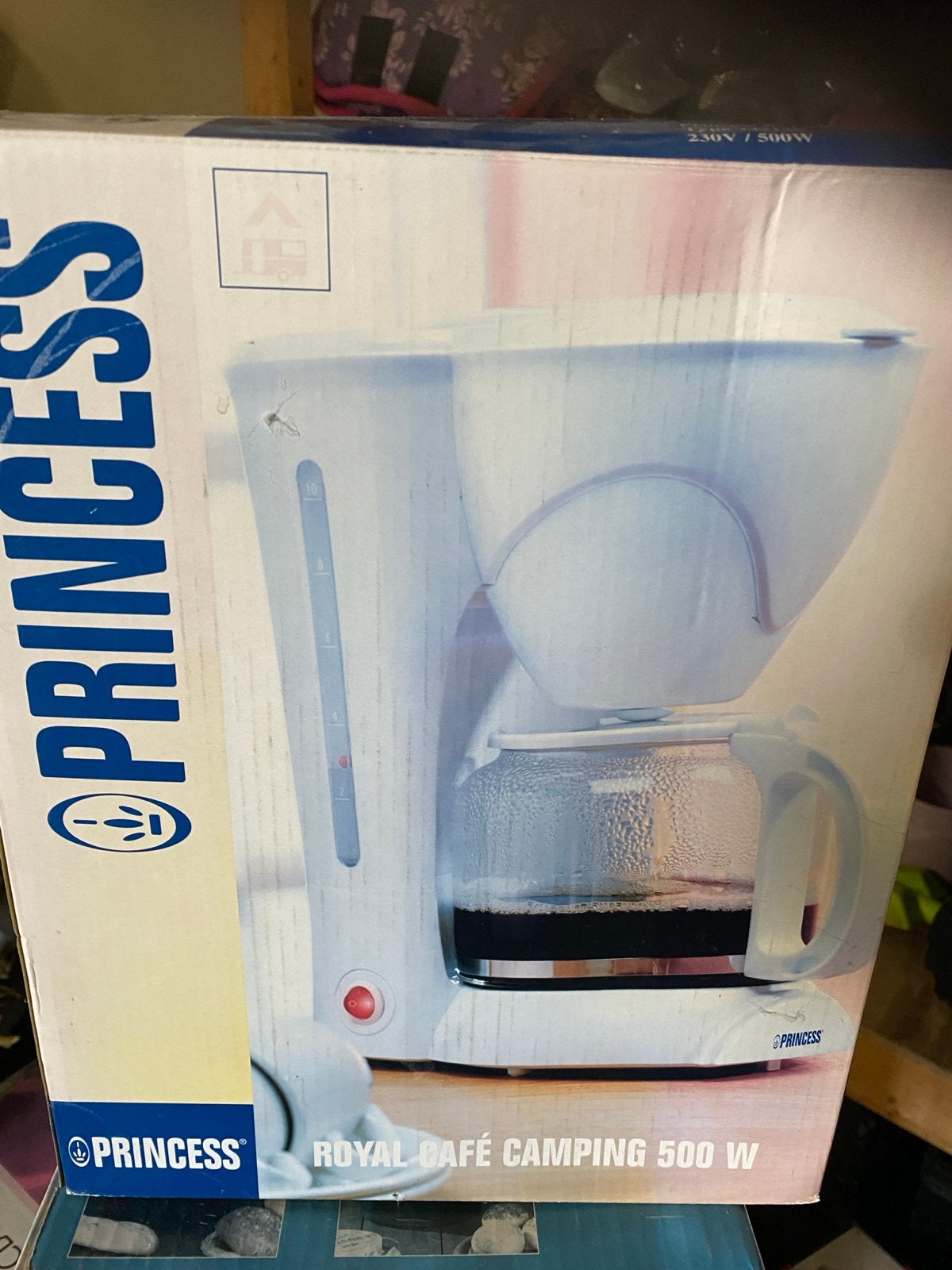Princess Royal Café Camping 500W Koffiezetapparaat Nieuw, Witgoed en Apparatuur, 10 kopjes of meer, Gemalen koffie, Ophalen of Verzenden