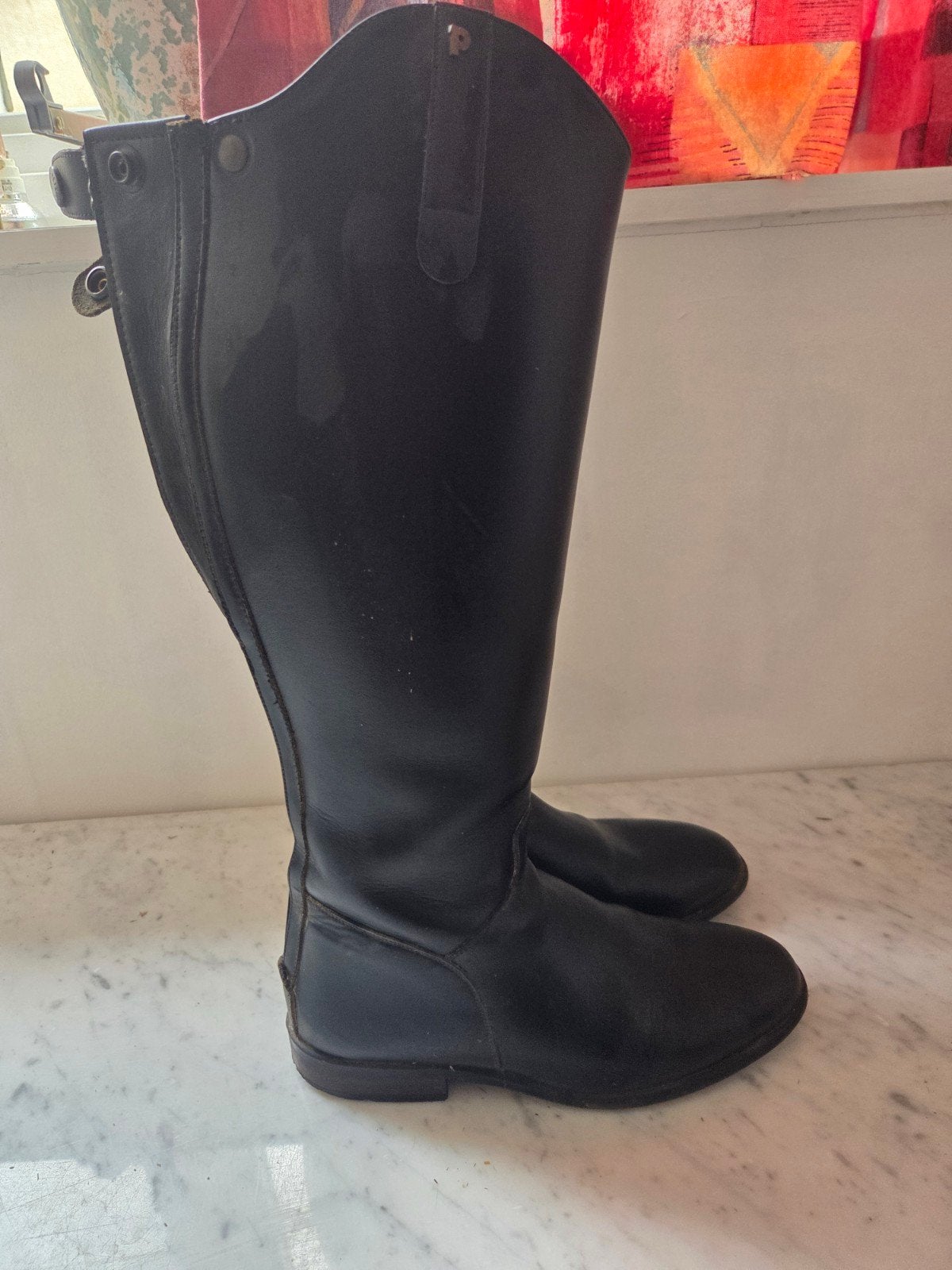 Custom Petrie rijlaarzen – maat 39 – extra wijde kuit – zwar, Dieren en Toebehoren, Ophalen of Verzenden, Dressuur, Schoeisel