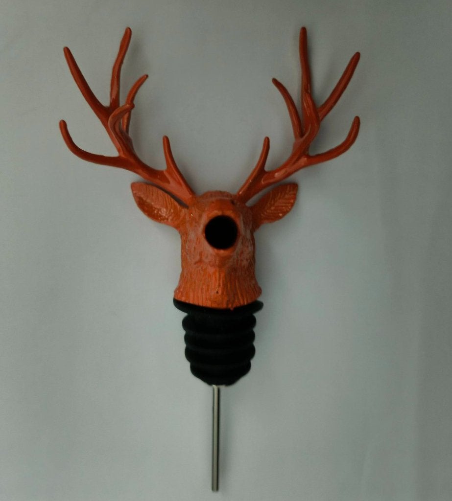 Jägermeister metalen schenktuit(hertenkop), Ophalen of Verzenden, Nieuw, Gebruiksvoorwerp