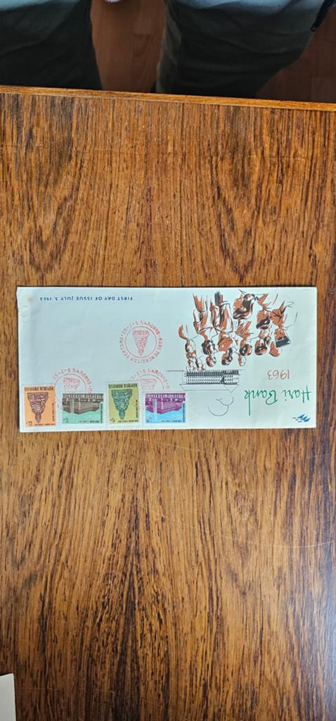 FDC Indonesië 1963 - Hari Bank, Postzegels en Munten, Postzegels | Eerstedagenveloppen, Verzenden, Rest van de wereld