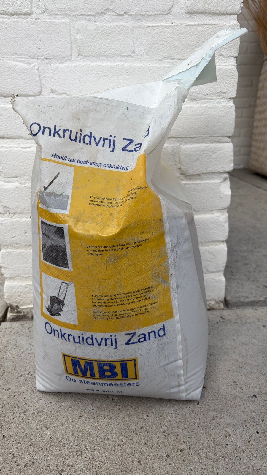 MBI Onkruidvrij Zand, Ophalen, Nieuw, Voegzand