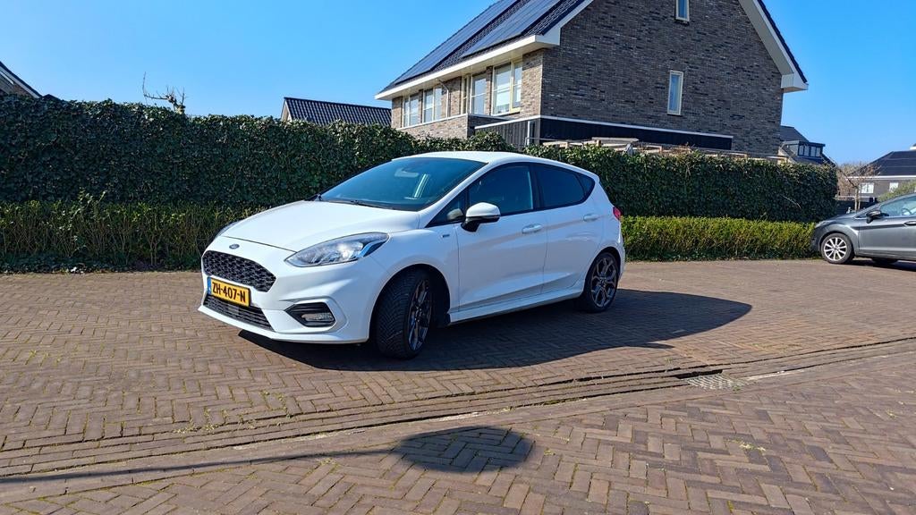 Ford Fiësta 1.0 Ecoboost 100pk 5dr 2019 Wit, Auto's, Ford, Voorwielaandrijving, Stof, Origineel Nederlands, 595 kg