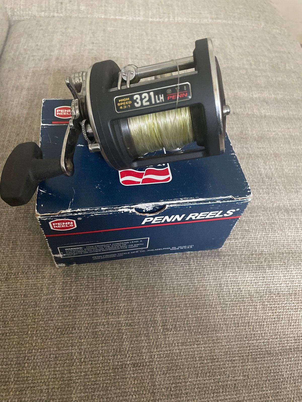 Penn Reels 321 LH GTI Molen - Zo goed als nieuw, Ophalen of Verzenden, Zo goed als nieuw