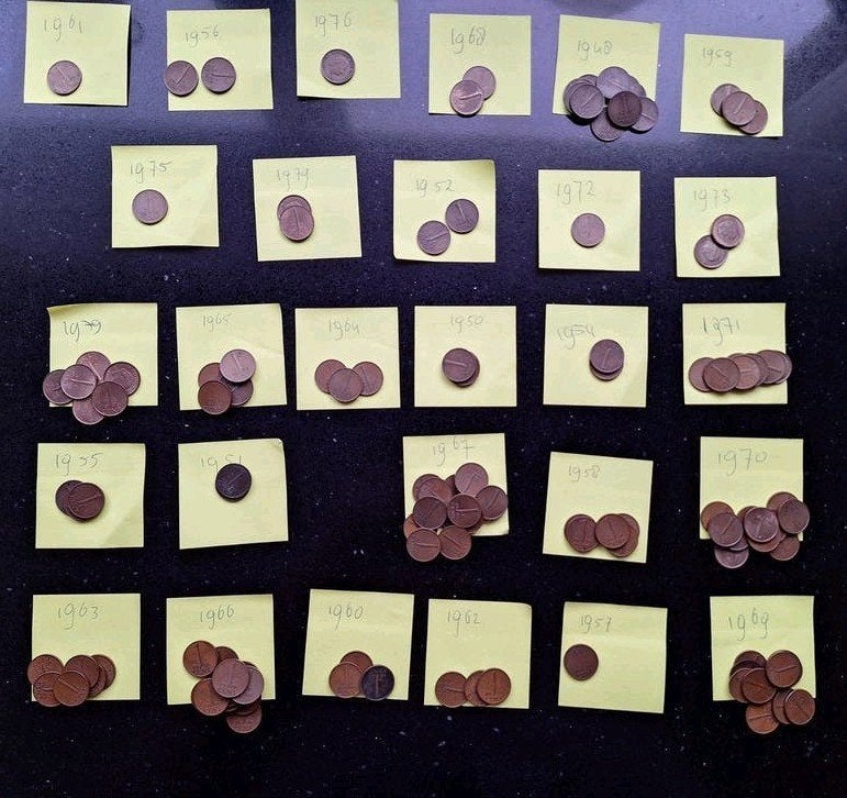 1 cent munt, Postzegels en Munten, Munten | Nederland, Ophalen of Verzenden, Koningin Wilhelmina, 1 cent