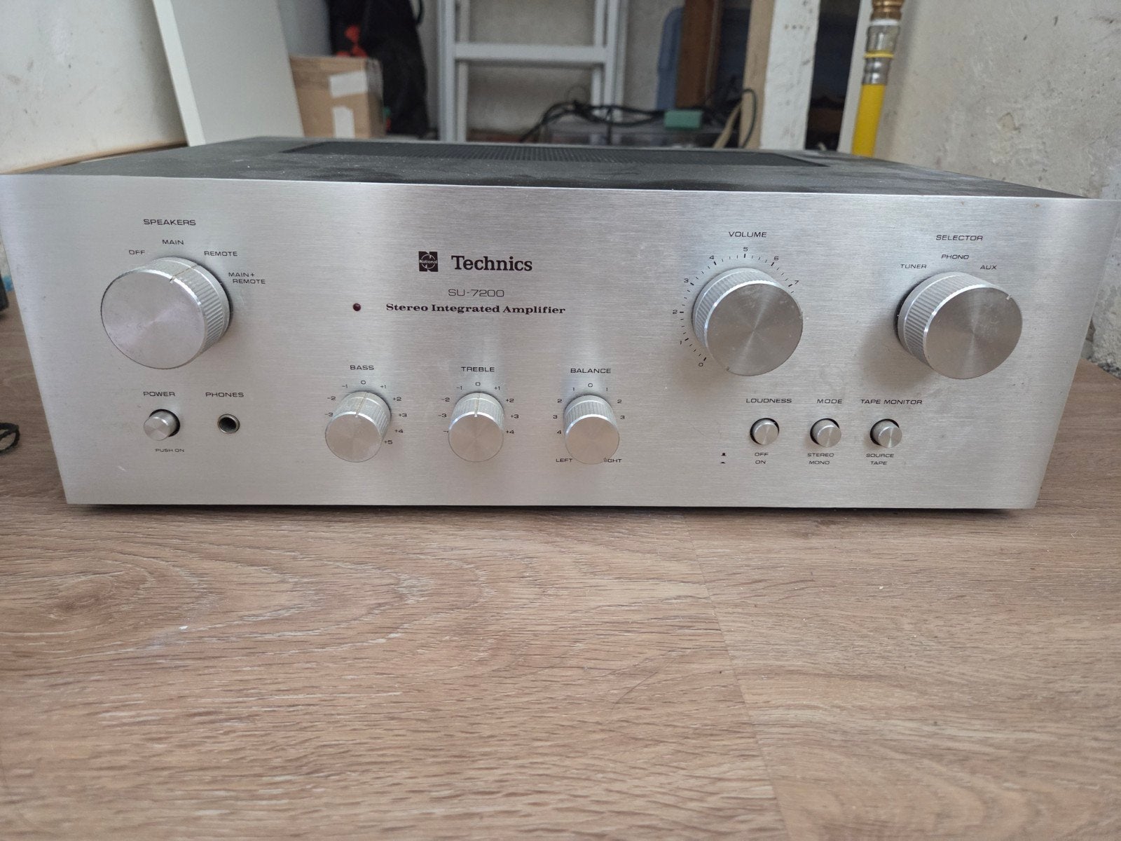 Technics SU-7200 Stereo Geïntegreerde Versterker, Gebruikt, 60 tot 120 watt, Stereo, Ophalen