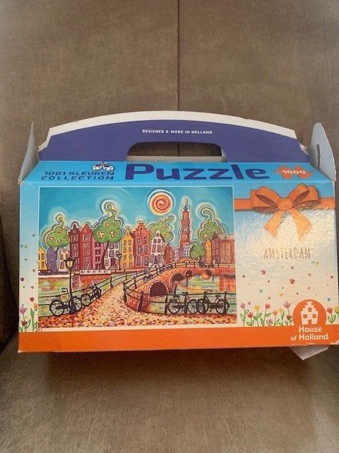 Puzzel Amsterdam (1.000 stukjes), Ophalen of Verzenden, 500 t/m 1500 stukjes, Zo goed als nieuw, Legpuzzel