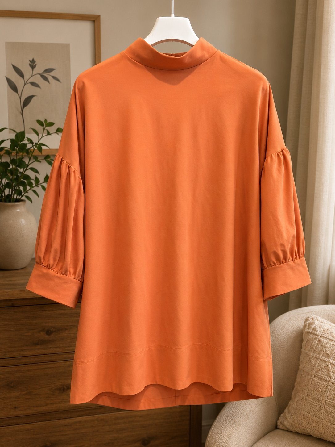 Studio Anneloes oranje top met pofmouwen, Kleding | Dames, T-shirts, Maat 42/44 (L), Oranje, Ophalen of Verzenden, Zo goed als nieuw