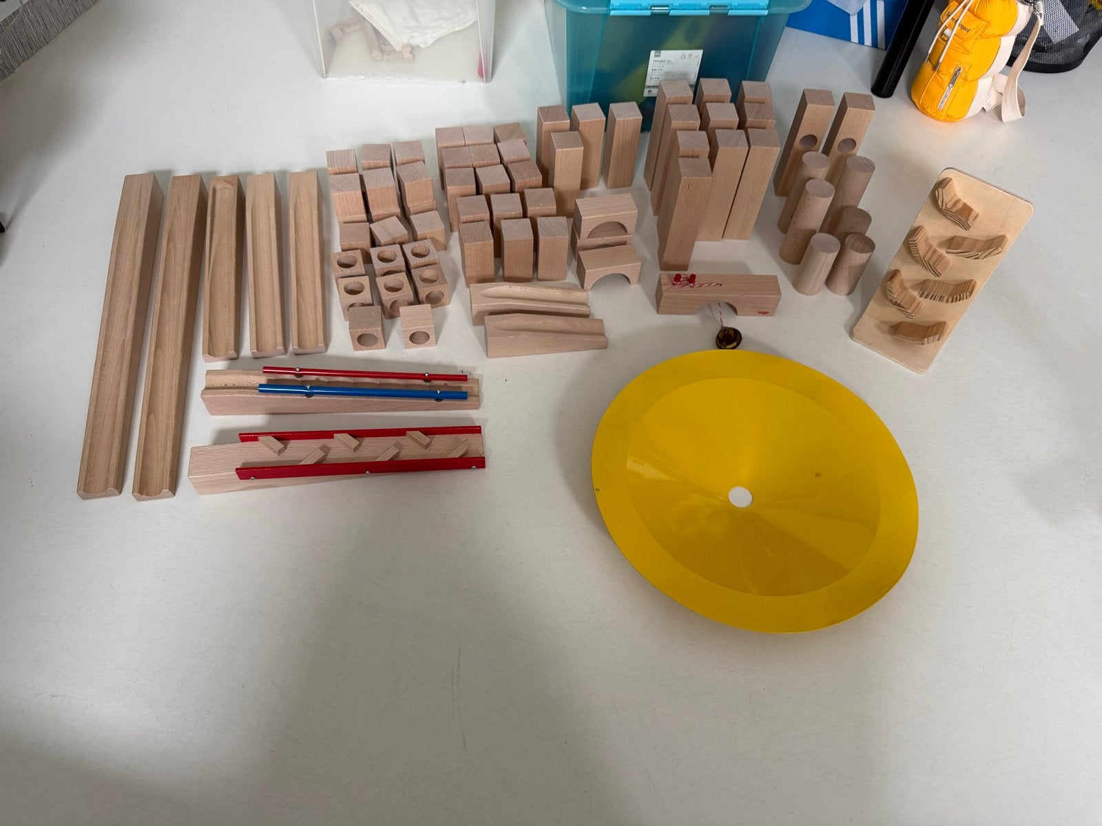 Haba knikkerbaan - Uitgebreide set, Kinderen en Baby's, Speelgoed | Houten speelgoed, Ophalen, Gebruikt, Overige typen