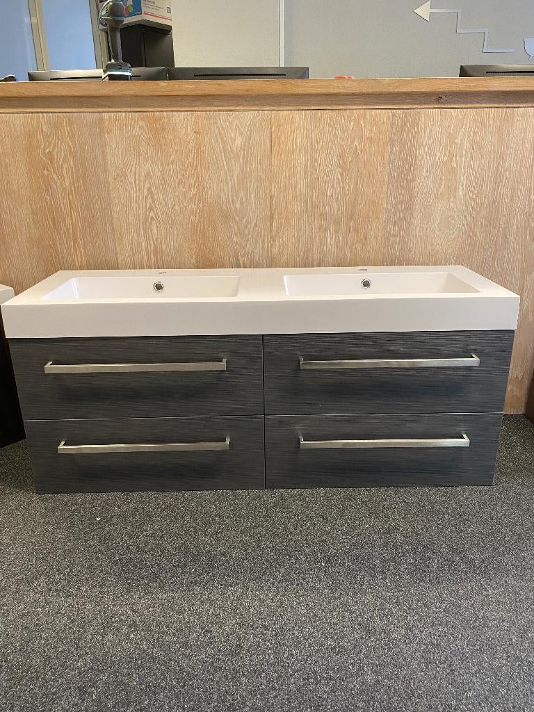 Badmeubel 140 cm Brauer nu van €1955 alle modellen €750, 100 tot 150 cm, Overige typen, Nieuw, Ophalen of Verzenden