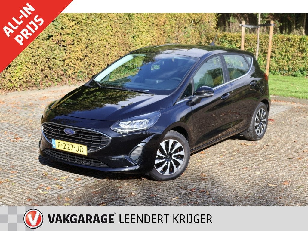 Ford Fiesta 1.0 | EcoBoost | Hybrid | Titanium 12 maanden Bo, Keurmerk '100% Onderhouden', 12 maanden, Stof, Gebruikt