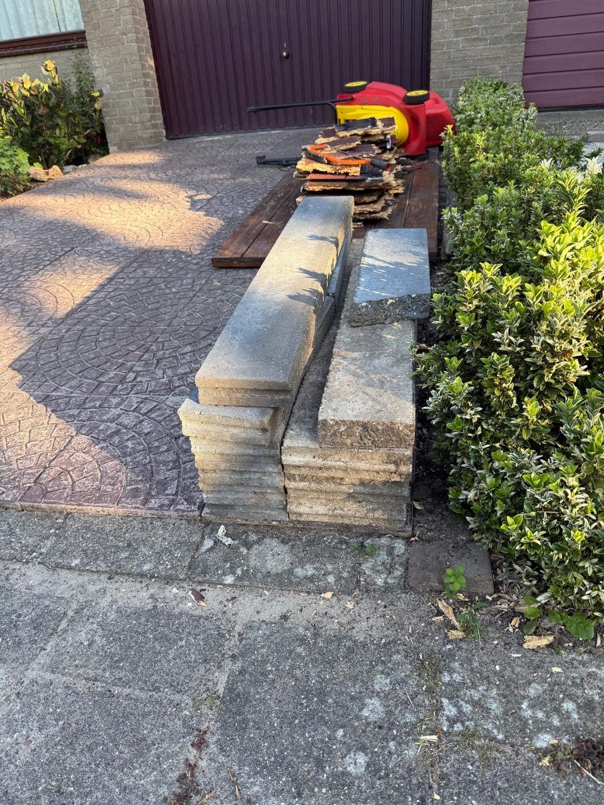 Gratis opsluitbandjes diverse maten Delft, Ophalen, Gebruikt, Klinkers, 10 m² of meer