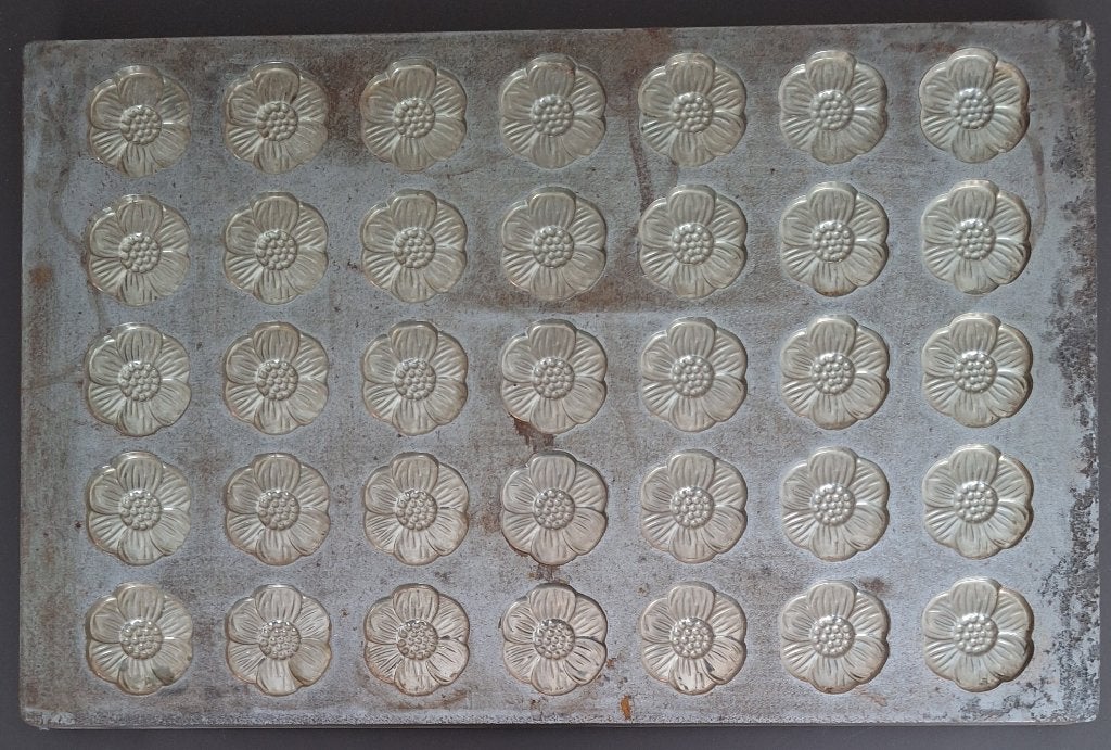 Chocolademal / chocoladevorm - Bloemen - 18, Antiek en Kunst, Ophalen of Verzenden