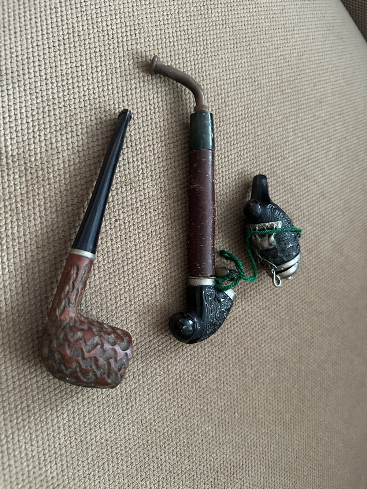 Vintage tabakspijpen set - 2 stuks, Verzamelen, Ophalen, Gebruikt, (Water)pijp