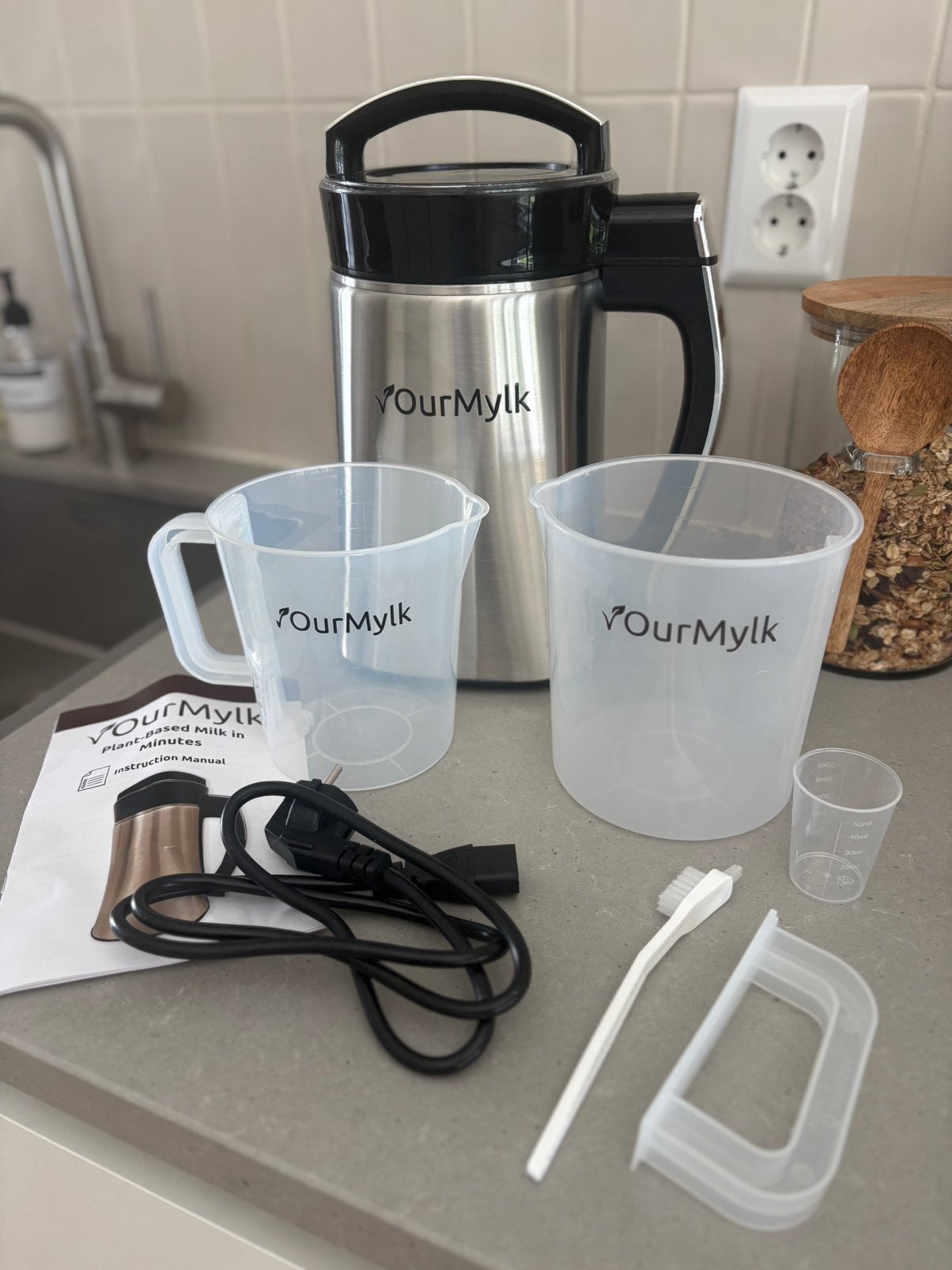 OurMylk melkmachine, 4 liter of meer, Ophalen, Zo goed als nieuw, 3 snelheden of meer
