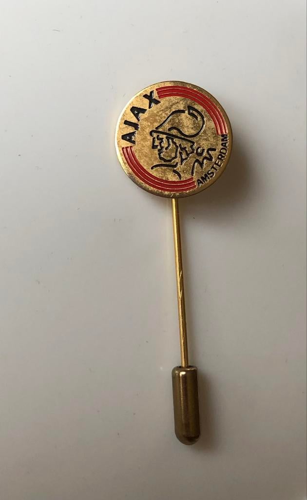 Vintage Ajax Amsterdam Speldje Pin - Voetbal Club, Ophalen of Verzenden, Gebruikt, Sport, Speldje of Pin