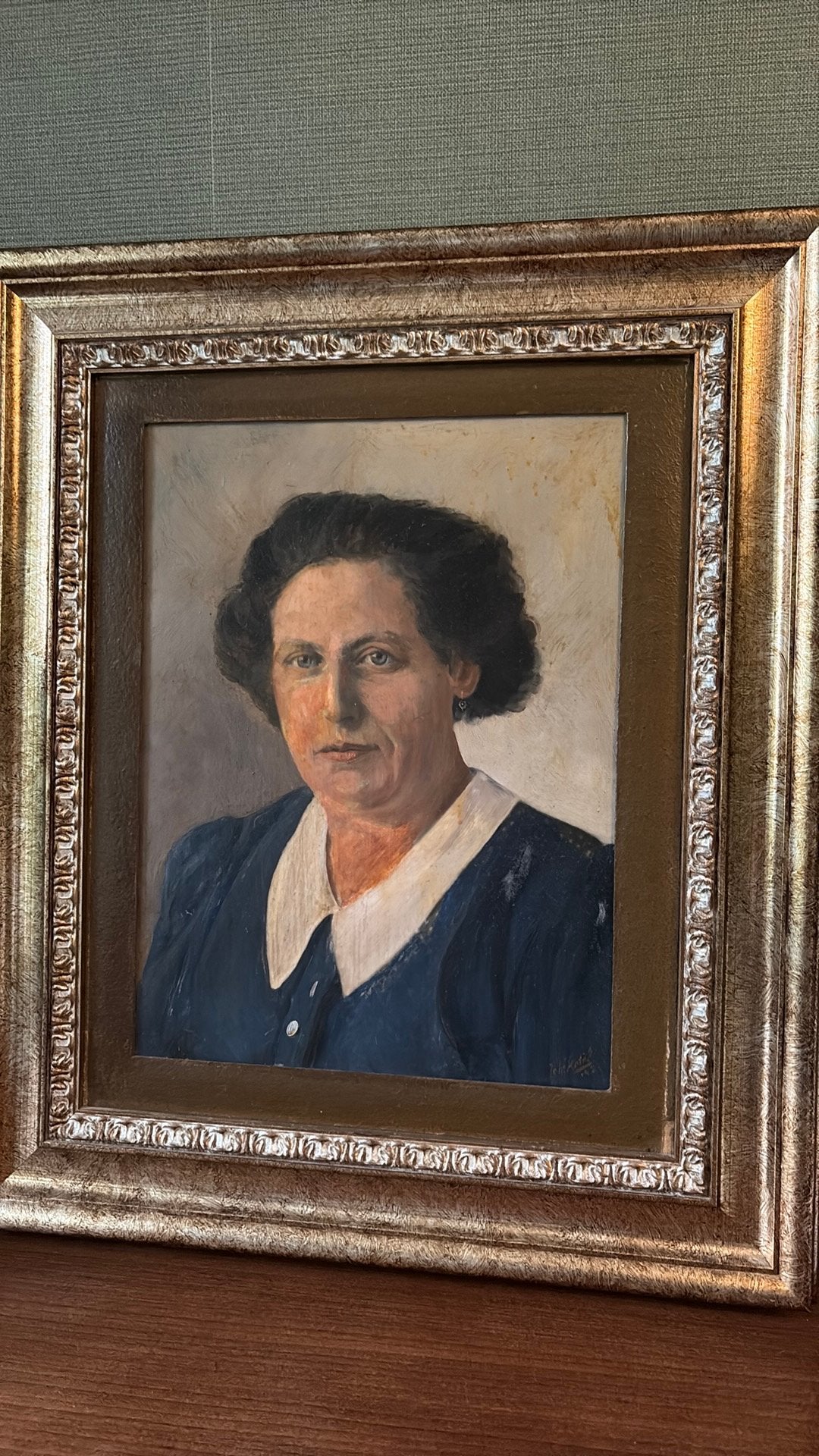 Portret van een dame 1942, Ophalen