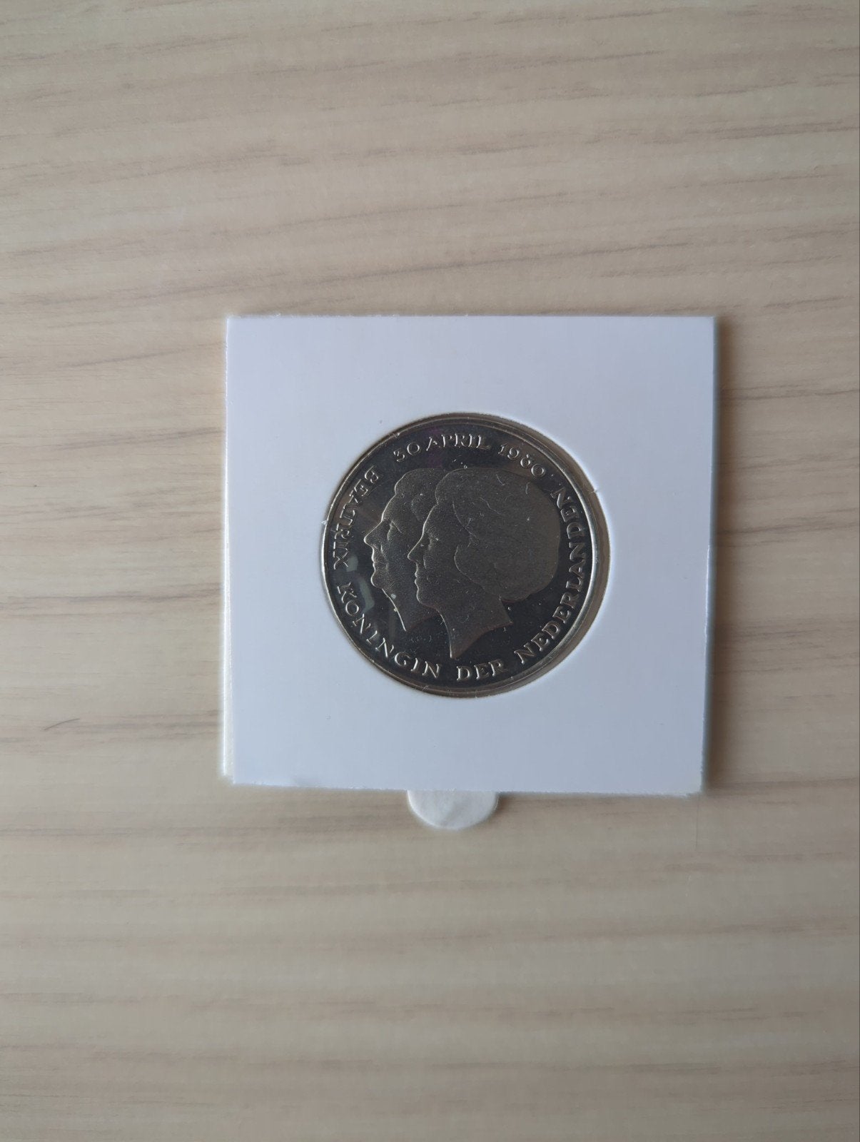 2½ Gulden Juliana en Beatrix Huwelijksmunt 1980, Postzegels en Munten, Koningin Juliana, Ophalen of Verzenden, Geboorte of Huwelijk