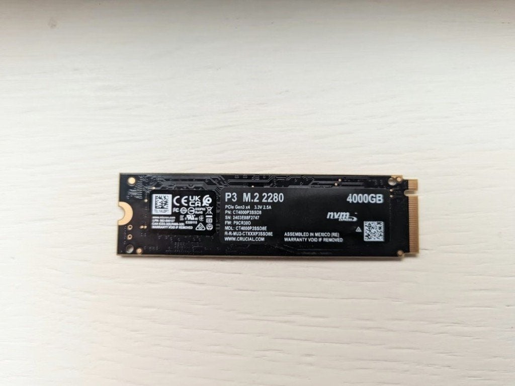Crucial P3 4TB SSD. Nieuw, Intern, Nieuw, Ophalen of Verzenden, 4TB