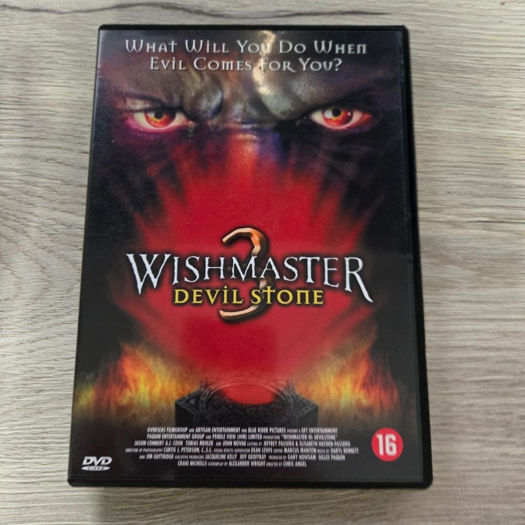 Wishmaster 3 Devil Stone (4 HALEN = 3 BETALEN), Cd's en Dvd's, Alle leeftijden, Verzenden, Zo goed als nieuw