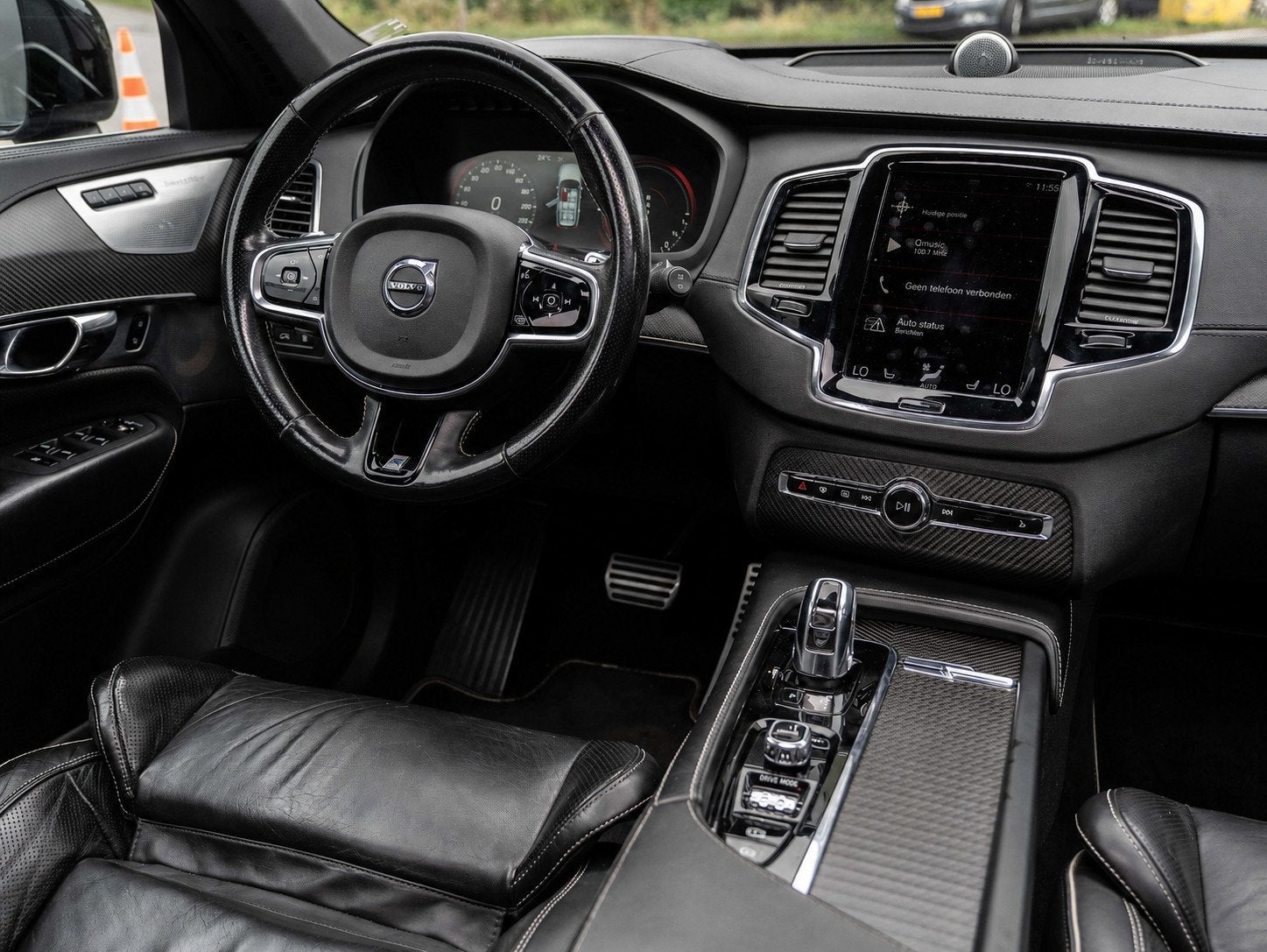 Volvo XC90 2.0 T8 Twin Engine AWD R-DESIGN - PANORAMADAK - 7, Auto's, Dealer onderhouden, Gebruikt, 1969 cc, 7 stoelen