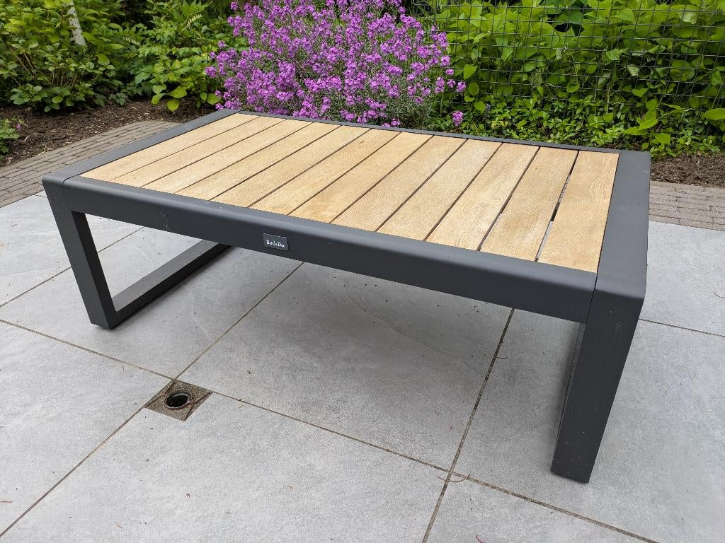 Tuintafel, Tuin en Terras, Tuintafels, Ophalen, Gebruikt, Rechthoekig, Aluminium
