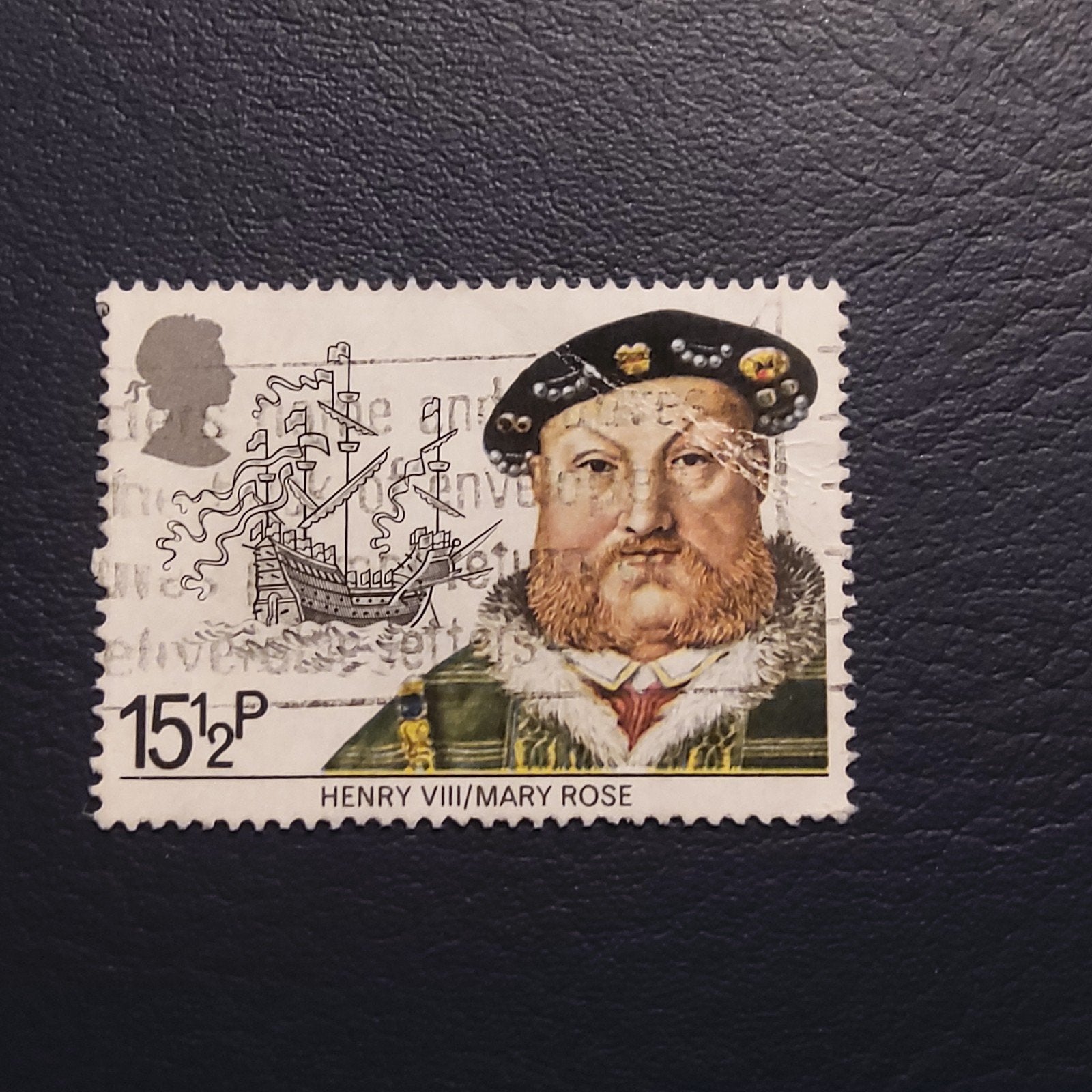 UK postzegel Hendrik VIII / Mary Rose 15½p, Ophalen of Verzenden