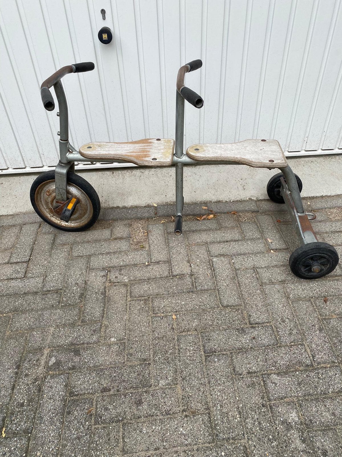 Vintage tandem driewieler/stuurkar jaren 50/60, Ophalen